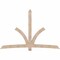 Ekena Millwork Davenport Smooth Timber Gable Bracket, Douglas Fir, 108"W x 72"H x 5 1/2"D x 5 1/2"F, 16/12 Pitch GBW108X72X0606DAV00SDF - alternate 1